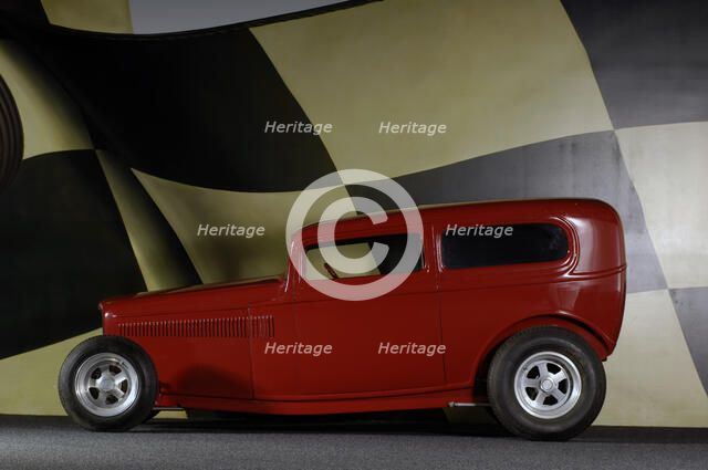 Ford Buttera Bradley Custom Sedan 1932. Artist: Simon Clay.