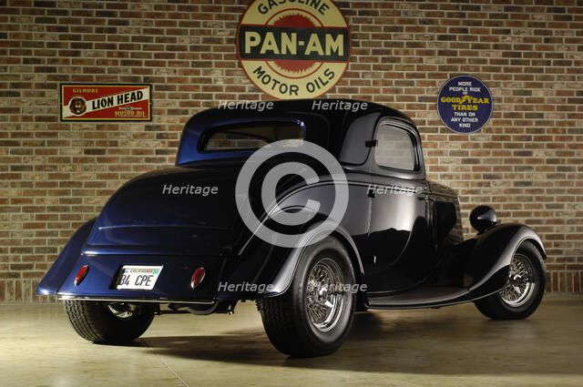 Ford Coupe Custom 1934. Artist: Simon Clay.