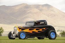 Ford Coupe Custom 1934. Artist: Simon Clay