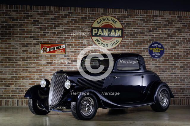 Ford Coupe Custom 1934. Artist: Simon Clay.