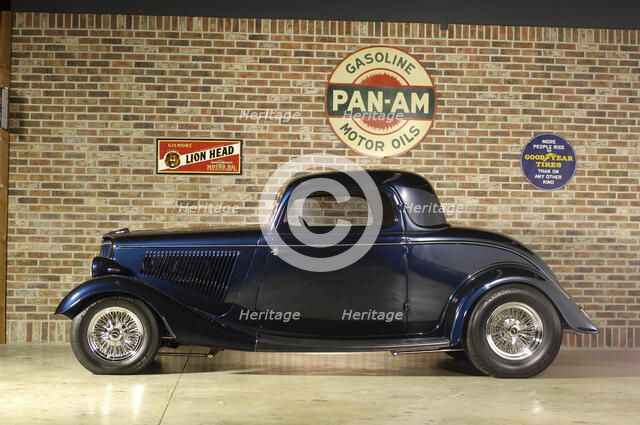Ford Coupe Custom 1934. Artist: Simon Clay.
