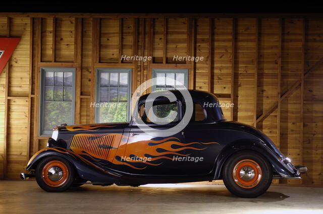 Ford Custom 1934. Artist: Simon Clay.