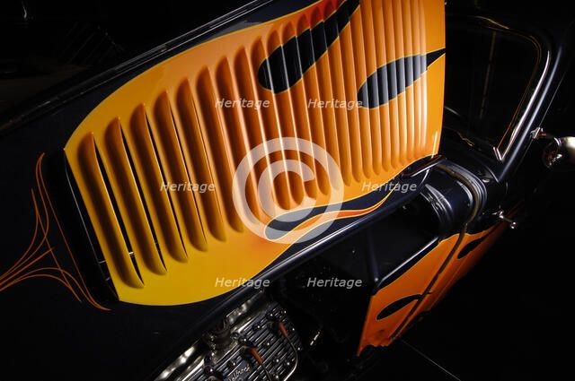 Ford Custom 1934. Artist: Simon Clay.