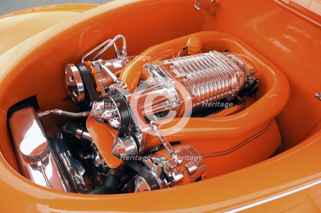 Ford Custom Orange Crush 1939. Artist: Simon Clay.