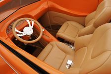 Ford Custom Orange Crush 1939. Artist: Simon Clay