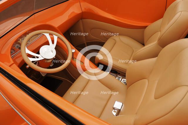 Ford Custom Orange Crush 1939. Artist: Simon Clay.