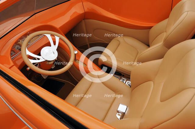 Ford Custom Orange Crush 1939. Artist: Simon Clay.