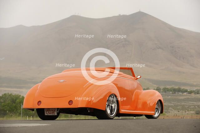 Ford Custom Orange Crush 1939. Artist: Simon Clay.