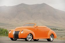 Ford Custom Orange Crush 1939. Artist: Simon Clay