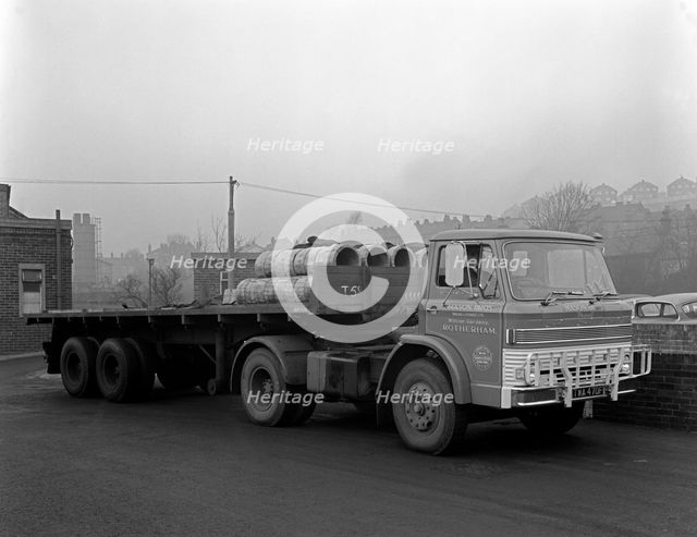 Ford D Series tractor unit belonging to Mason Brothers of Rotherham, 1967. Artist: Michael Walters