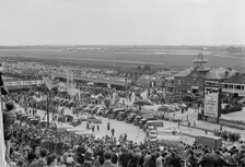 Ford Day at Brooklands motor racing circuit, Surrey, 1930s. Artist: Bill Brunell