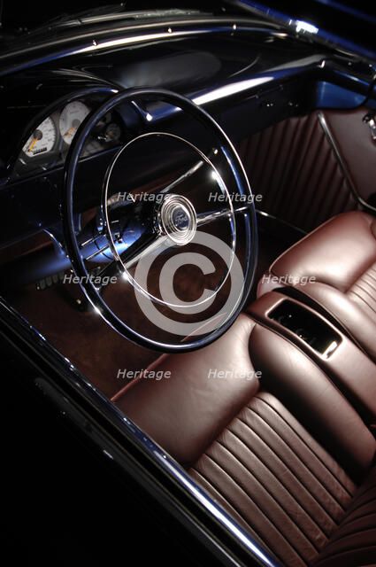 Ford f 100 custom truck 1956. Artist: Simon Clay.