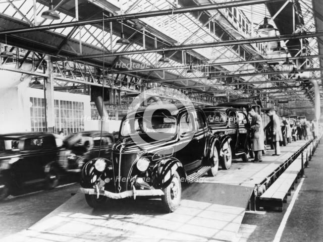 Ford factory, Dagenham, Essex, 1937. Artist: Unknown
