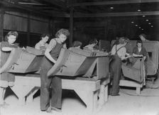 Ford factory women workers during 2nd World War. Creator: Unknown