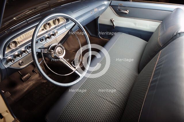 Ford Galaxie 500 race car 1962. Artist: Simon Clay.