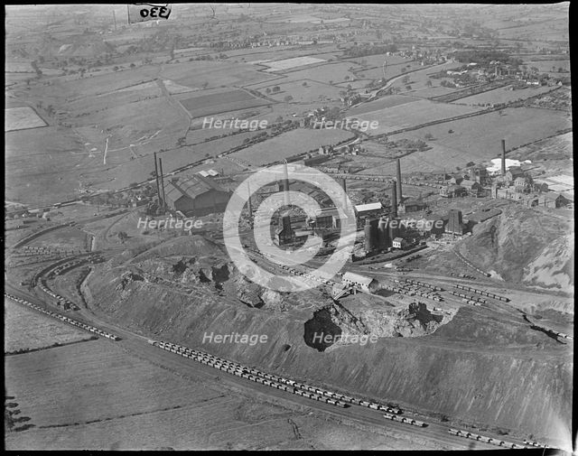 Ford Green Iron Works and Norton Colliery, Ford Green, Staffordshire, c1930s. Creator: Arthur William Hobart.