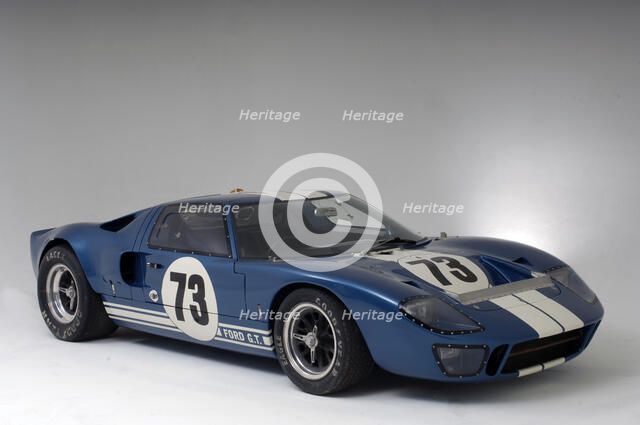 Ford GT40 Daytona prototype 1965. Artist: Simon Clay.