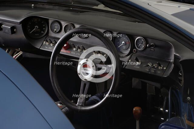 Ford GT40 Daytona prototype 1965. Artist: Simon Clay.