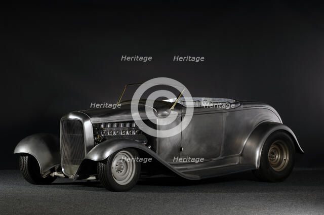 Ford Hot rod custom metal body 1934. Artist: Simon Clay.