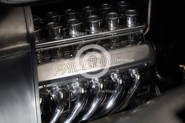 Ford Hot rod custom metal body 1934. Artist: Simon Clay.