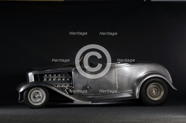 Ford Hot rod custom metal body 1934. Artist: Simon Clay.