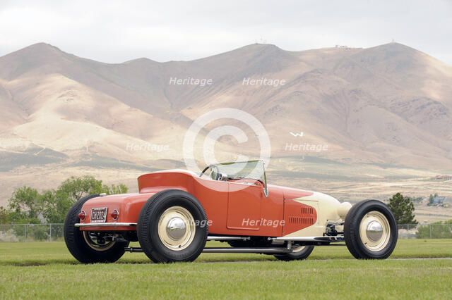 Ford Model T track roadster 1925 . Artist: Simon Clay.