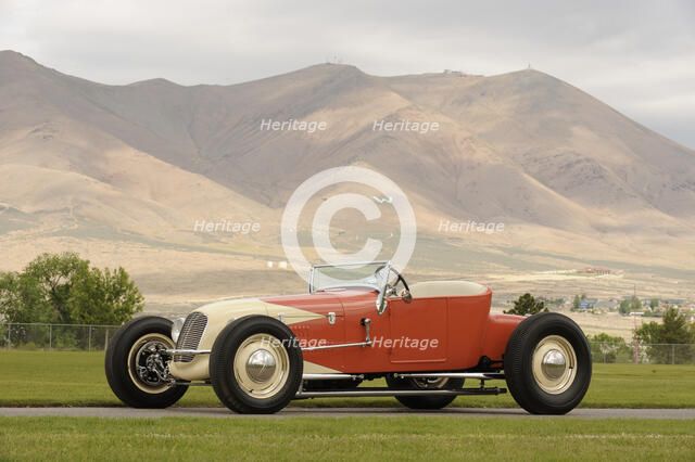 Ford Model T track roadster 1925 . Artist: Simon Clay.
