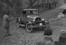 Ford Model A 2-seater of AJ Midgely competing in the Sunbeam Motor Car Club Bognor Trial, 1929. Artist: Bill Brunell
