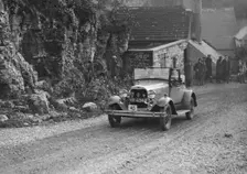 Ford Model A of CM Needham competing in the MCC Sporting Trial, 1930. Artist: Bill Brunell