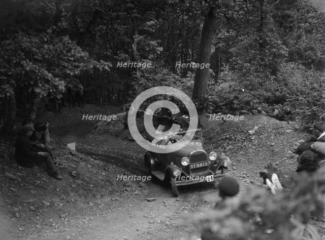 Ford Model A taking part in a motoring trial, c1930s. Artist: Bill Brunell.