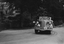 Ford Model C 10 of J McEvoy competing in the MCC Torquay Rally, Torbay, Devon, 1938. Artist: Bill Brunell