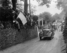 Ford Model C 10 of J Whalley competing in the MCC Torquay Rally, Torbay, Devon, 1938. Artist: Bill Brunell