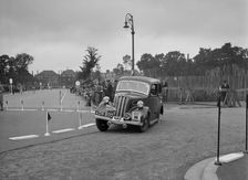 Ford Model C Ten of LL Morgan competing in the South Wales Auto Club Welsh Rally, 1937 Artist: Bill Brunell