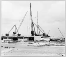Ford Motor Company Works, Thames Foundry, Dagenham, Havering, GLA, 30/05/1956. Creator: John Laing plc