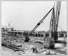 Ford Motor Company Works, Thames Foundry, Dagenham, Havering, GLA, 30/05/1956. Creator: John Laing plc
