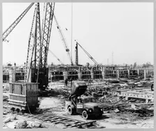 Ford Motor Company Works, Thames Foundry, Dagenham, Havering, GLA, 30/05/1956. Creator: John Laing plc