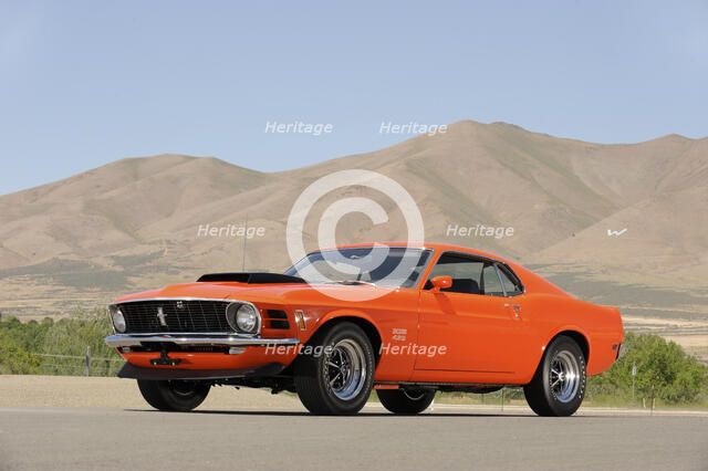 Ford Mustang Boss 429 1970. Artist: Simon Clay.