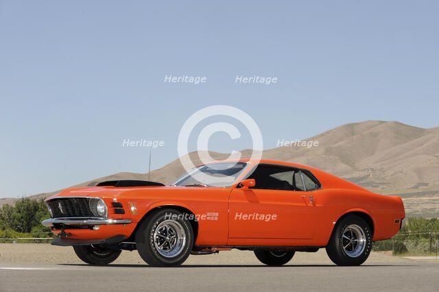 Ford Mustang Boss 429 1970. Artist: Simon Clay.