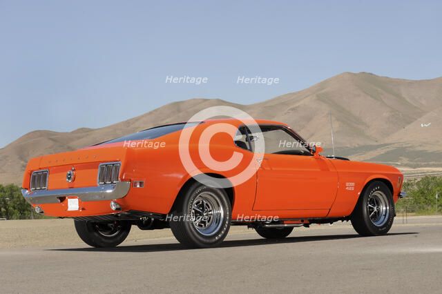 Ford Mustang Boss 429 1970. Artist: Simon Clay.