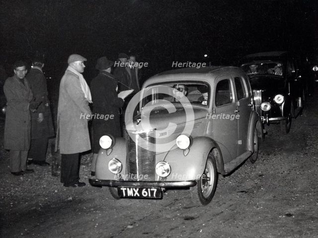 Ford Prefect, 1948 Cat's Eyes Rally. Creator: Unknown.