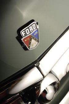 Ford Ranch wagon with kom pack trailer 1952. Artist: Simon Clay