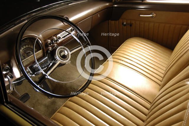 Ford Ranch wagon with kom pack trailer 1952. Artist: Simon Clay.