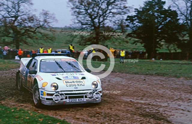 Ford RS200, Mark Lovell, 1986 RAC Rally. Creator: Unknown.