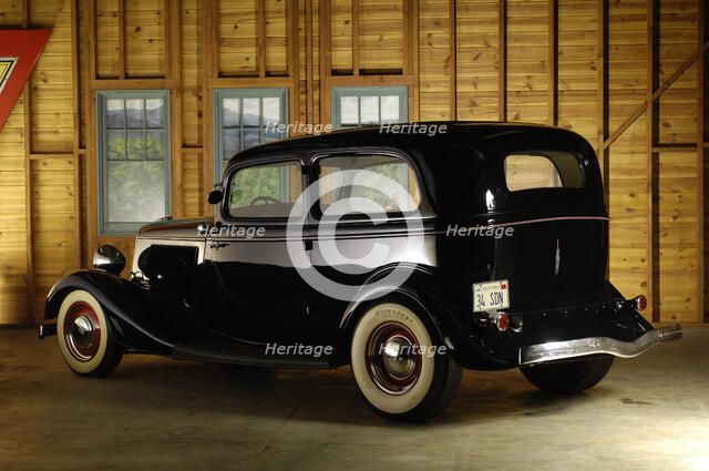 Ford Sedan custom 1934. Artist: Simon Clay.