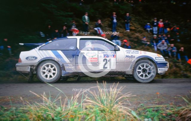 Ford Sierra RS Cosworth, Jimmy McRae 1989 RAC Rally. Creator: Unknown.