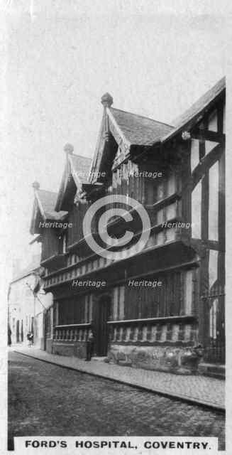 Ford's Hospital, Coventry, West Midlands, c1920s. Artist: Unknown