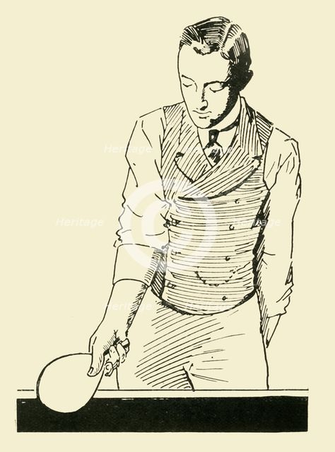 'Fore-Hand Half-Volley (Upright)', 1902. Creator: Unknown.