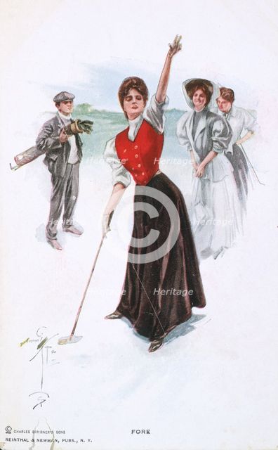 "Fore !", illustration, c1900. Creator: Unknown.