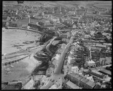 Fore Street and Towan Sands, Newquay, Cornwall, c1930s. Creator: Arthur William Hobart