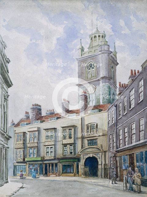 Fore Street, London, c1890. Artist: Anon